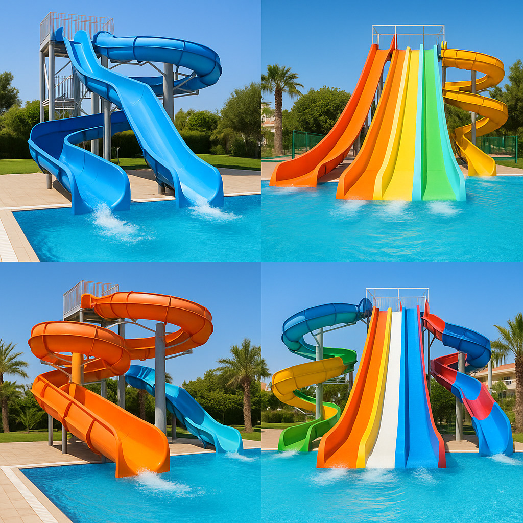 AQUAPARK Aqua Park Kurulumunda Fiberglass Tercihi