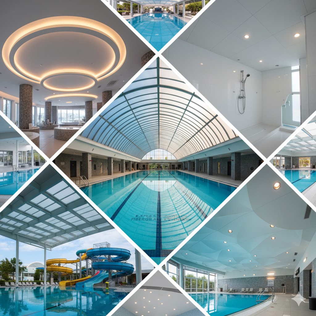 Modern Fiberglass Tavan Tasarımı ve Uygulaması - Express Fiberglass